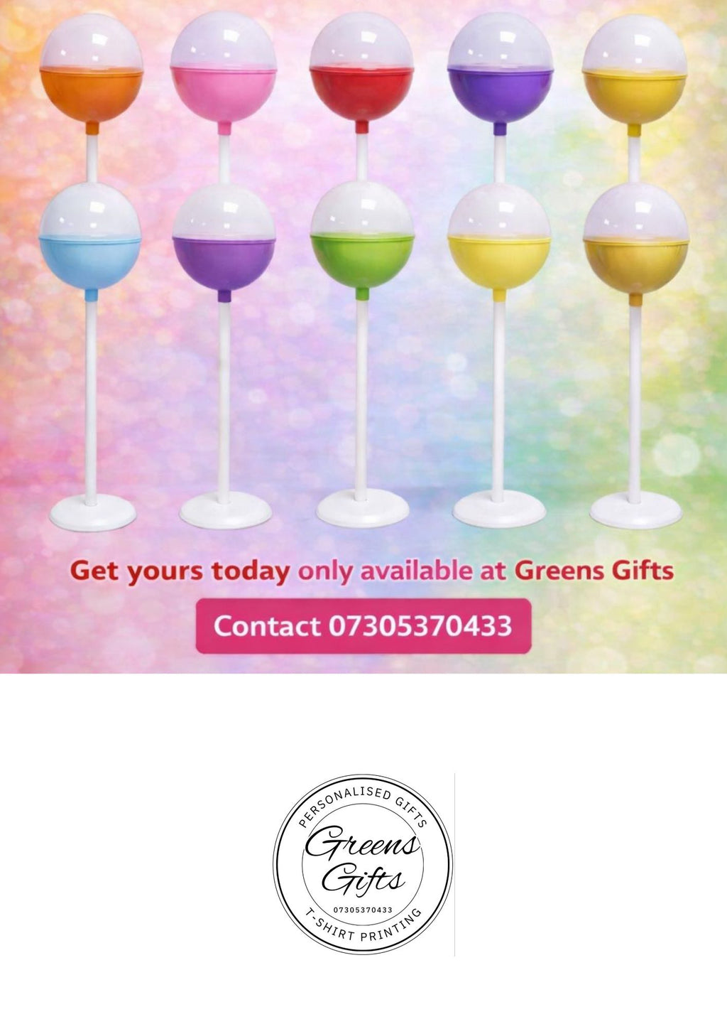 Giant Lollipops (Unfilled)