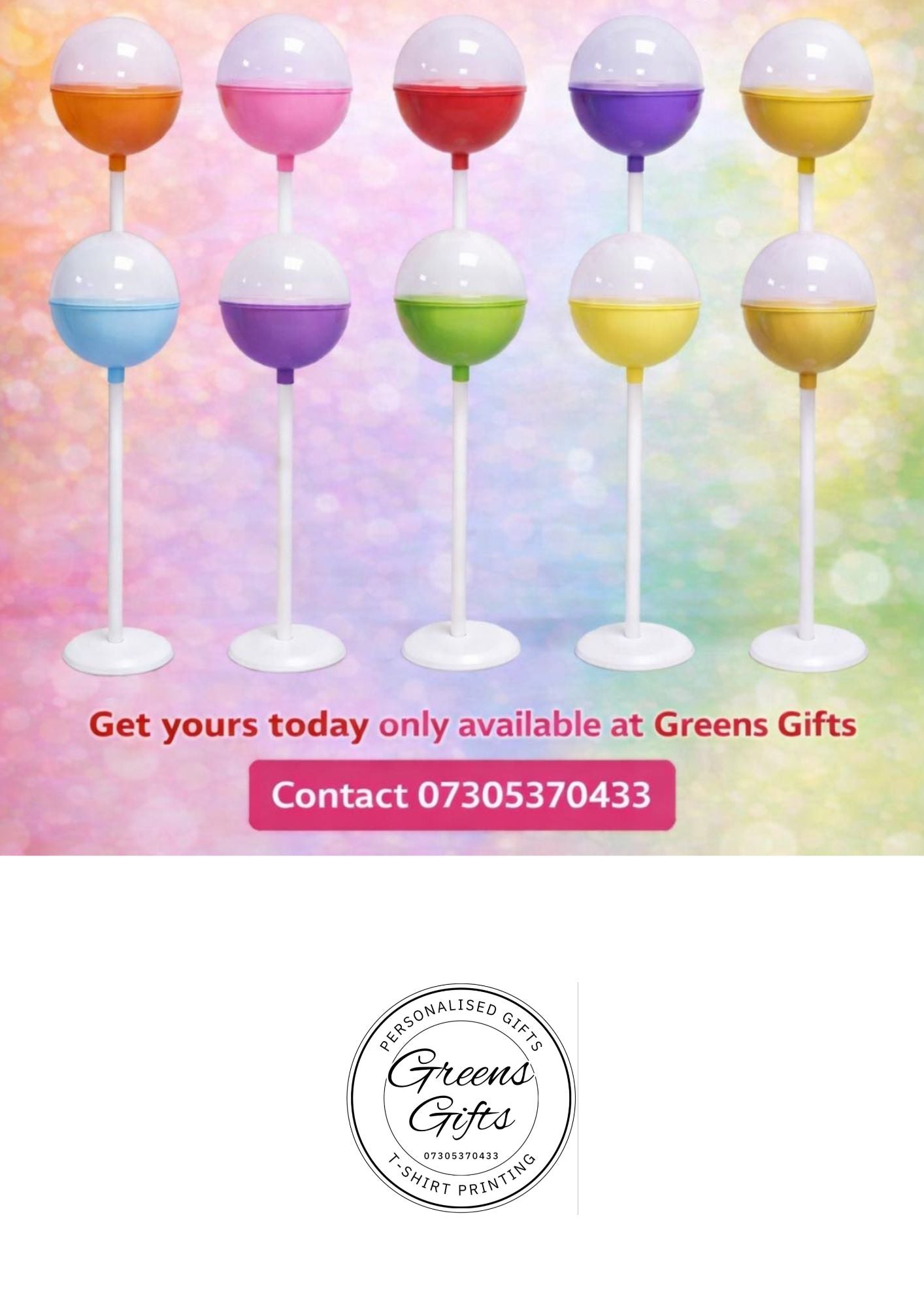 Giant Lollipops (Unfilled)