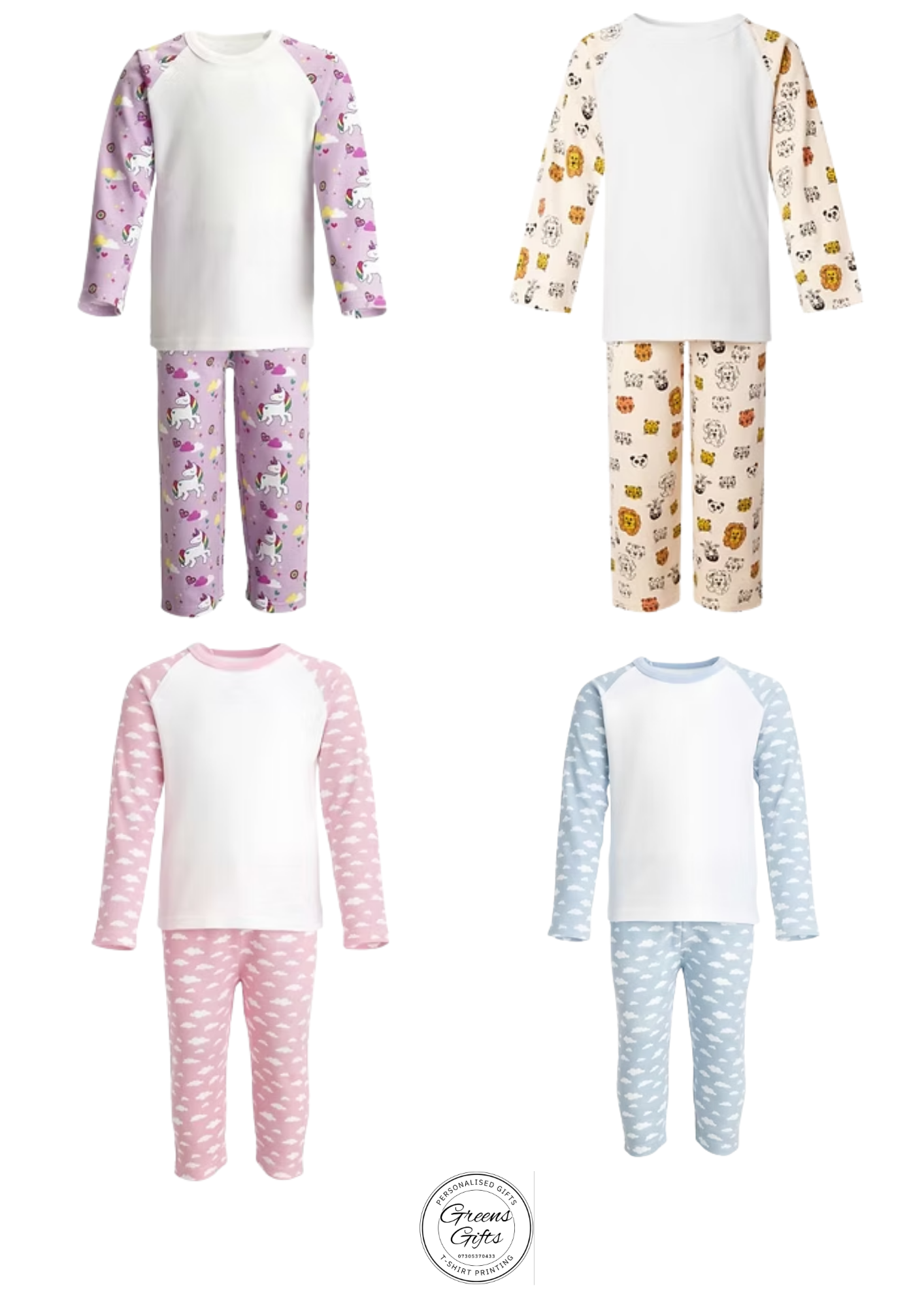 Personalised Kids Pjs