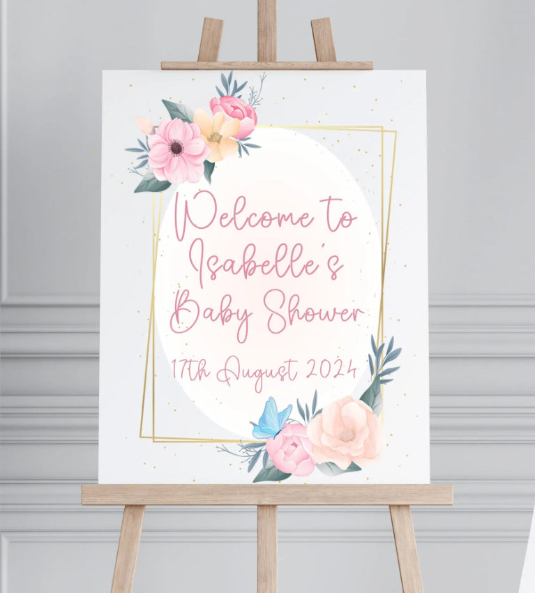Baby Shower Personalised Board